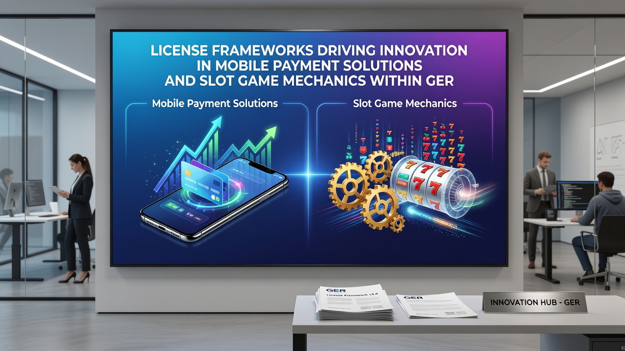 Illustration der Integration von Zahlungsinnovationen und Slot-Mechaniken in mobilen deutschen Casino-Anwendungen