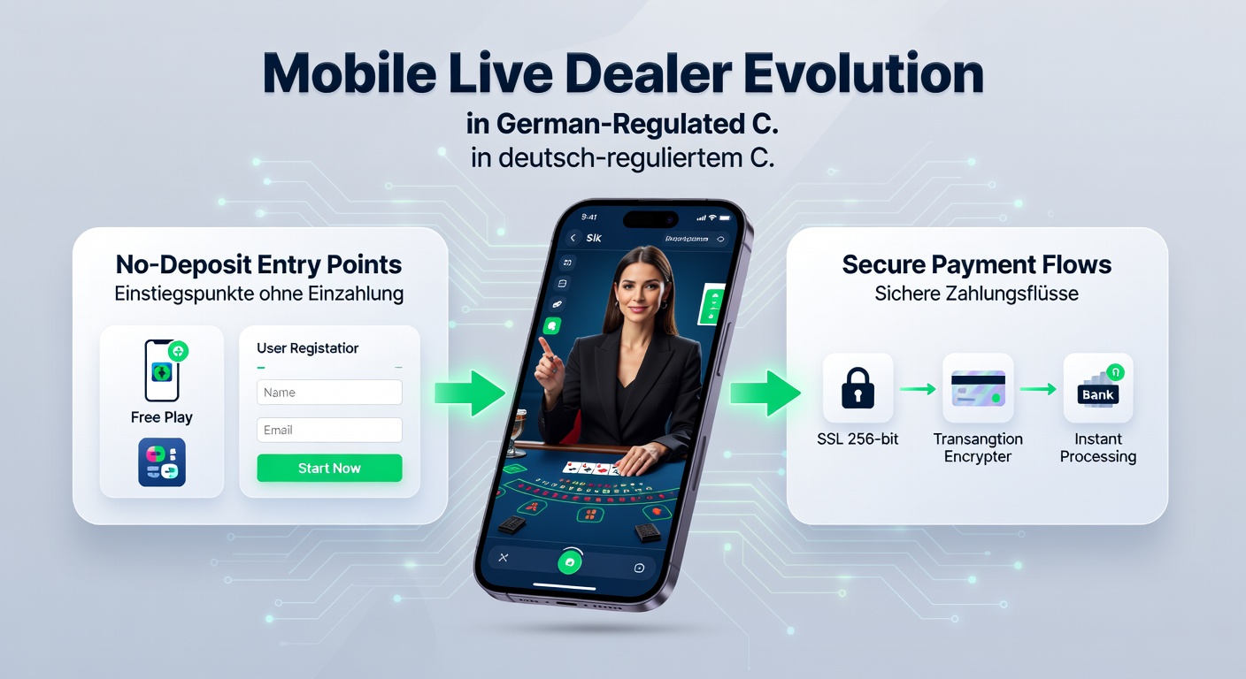 Grafik mit verschlüsselten Zahlungsflüssen, darstellend Giropay, Sofortüberweisung und PSD2-konforme Mobile-Wallets in einem deutschen Casino-Kontext